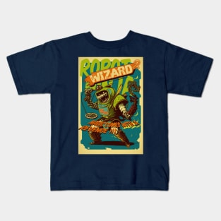 Robot Ninja Wizard  2 Kids T-Shirt